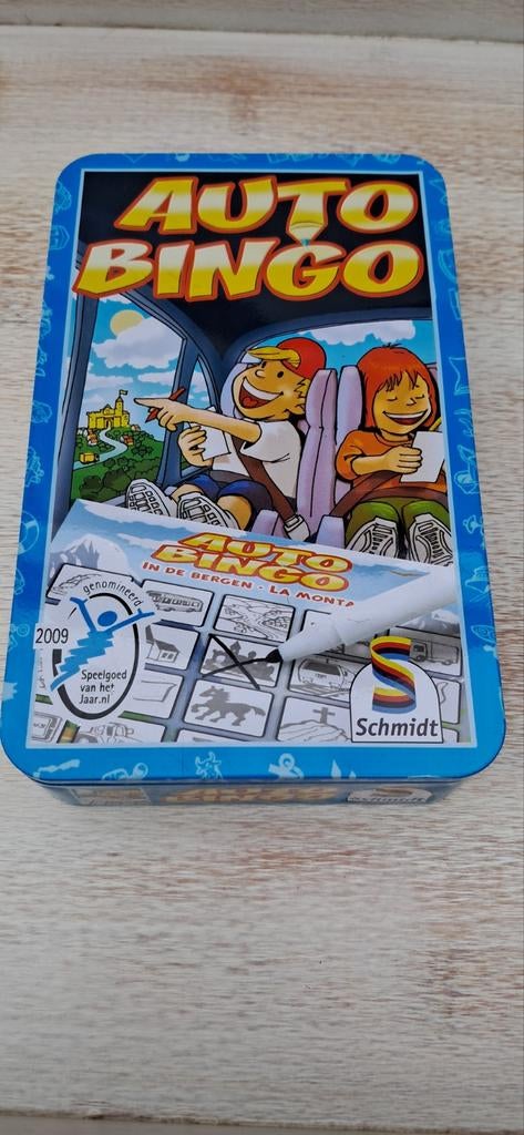 Auto Bingo Reisspel - Schmidt, Schmidt, Ophalen of Verzenden, Zo goed als nieuw, Een of twee spelers