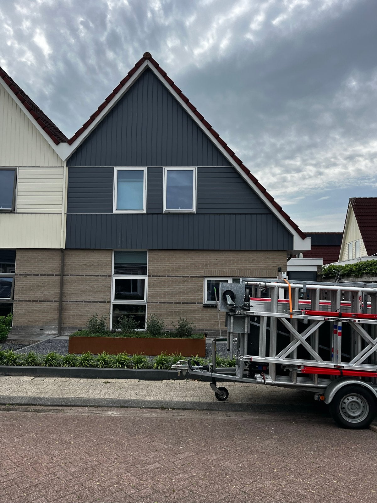 Restmateriaal Milin VinyPlus Rondkant RAL 7012 Basaltgrijs, Doe-het-zelf en Verbouw, Ophalen, Nieuw