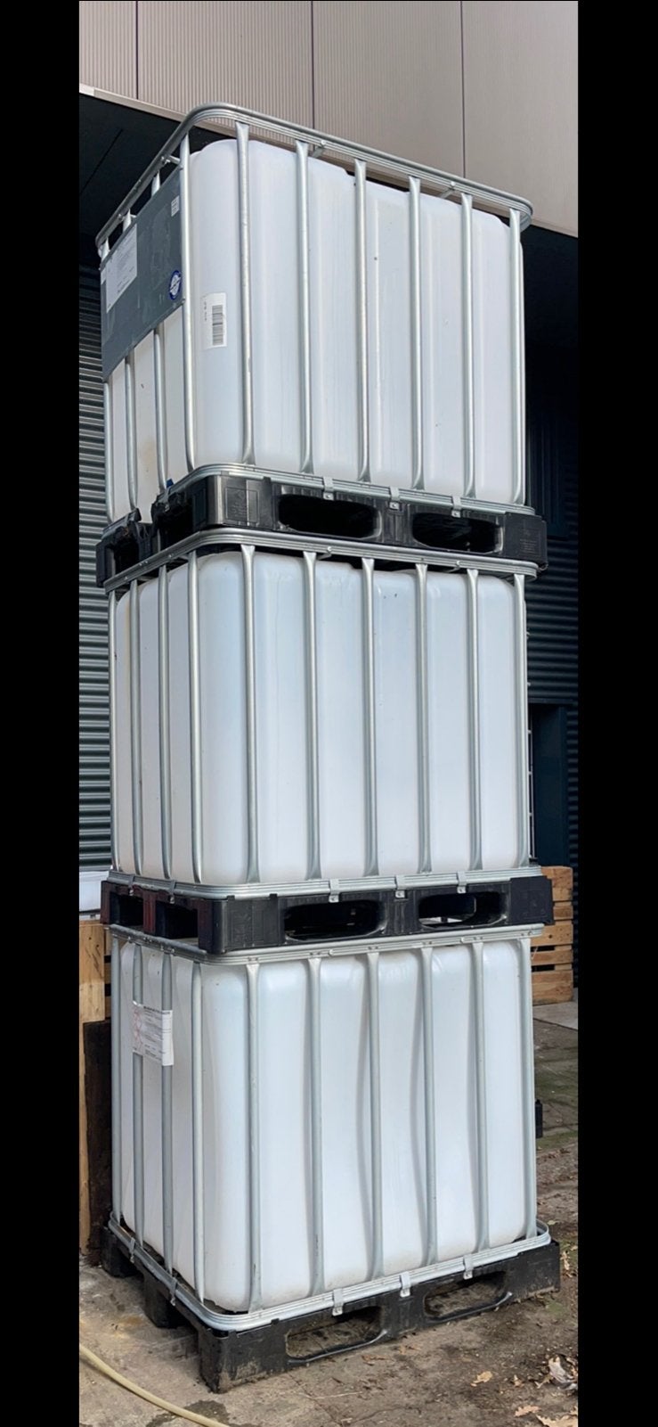 Nog 2! IBC vat 1000 liter - Vaste prijs, alleen ophalen, Tuin en Terras, Ophalen, Kunststof, Met kraantje, 150 liter of meer
