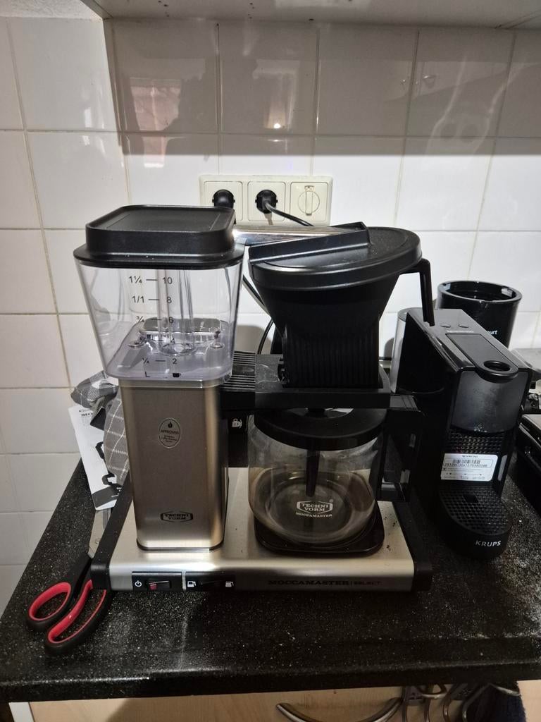 Moccamaster Koffiezetapparaat KBG Select Brushed, Ophalen of Verzenden, Koffiemachine