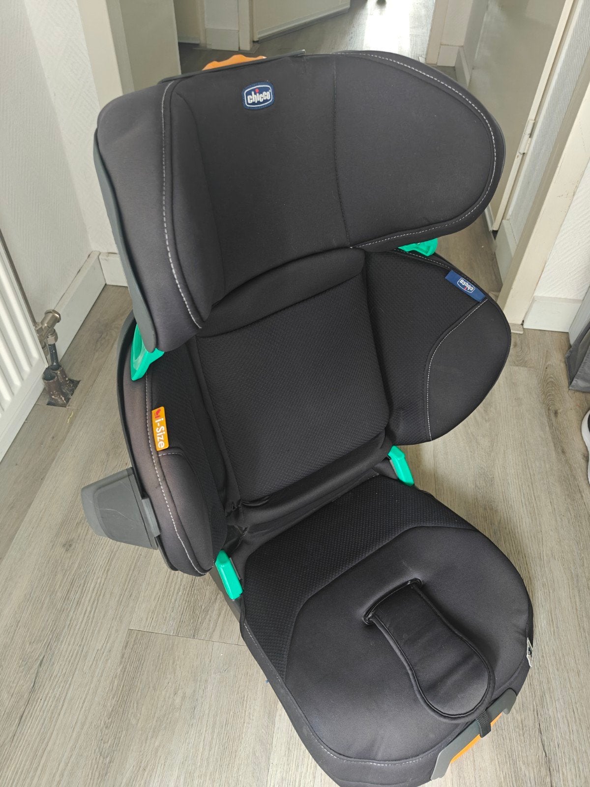 Chicco I-Size fold en go, Verstelbare rugleuning, Zo goed als nieuw, Chicco, Isofix