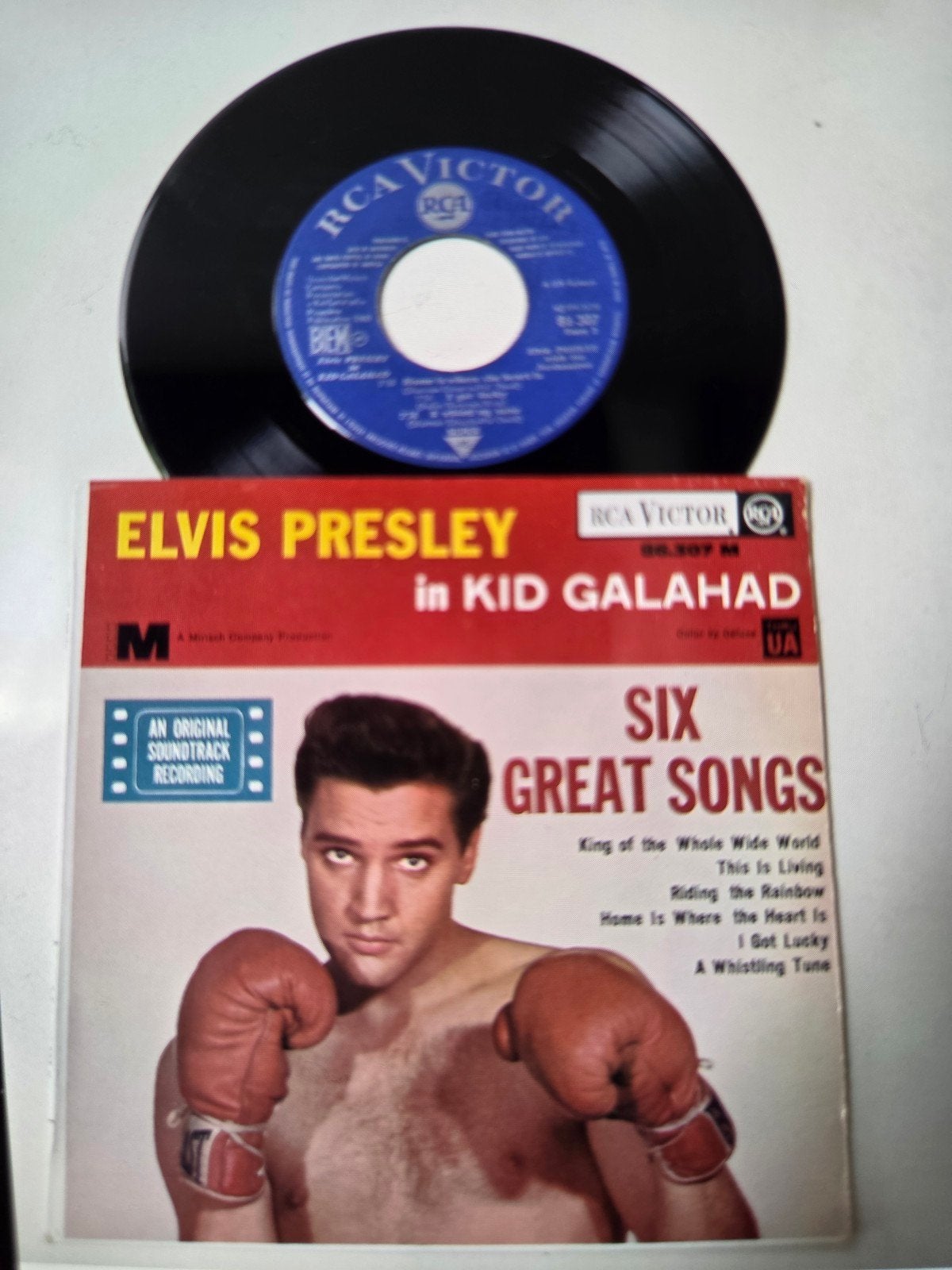 Elvis Presley - Kid Galahad - EP Vinyl (1962), Fotohoes, Ophalen of Verzenden, Gebruikt, Pop