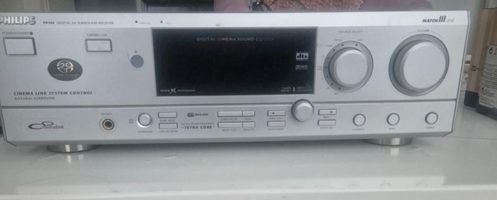 Philips FR986 Digital AV Receiver met 5.1 speakerset, Ophalen, 5.1-systeem, 70 watt of meer, Philips