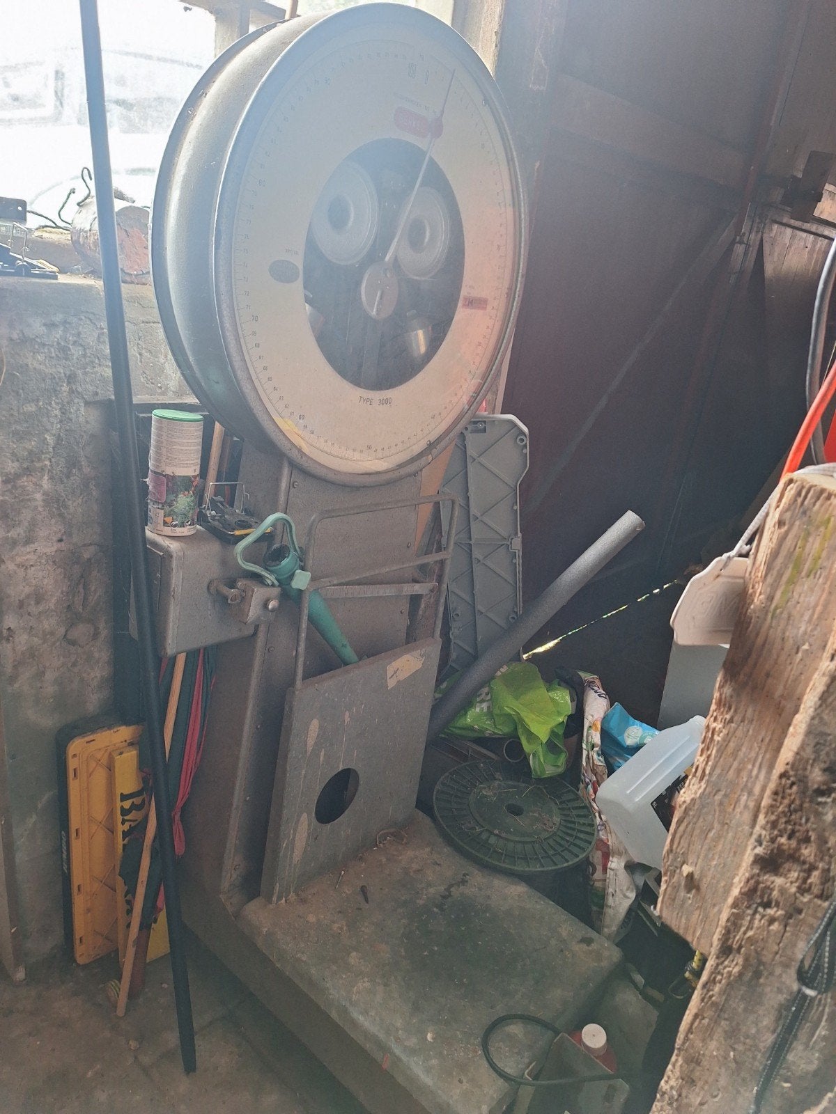 Goed werkende Berkel vloerweegschaal - 125 kg, Ophalen
