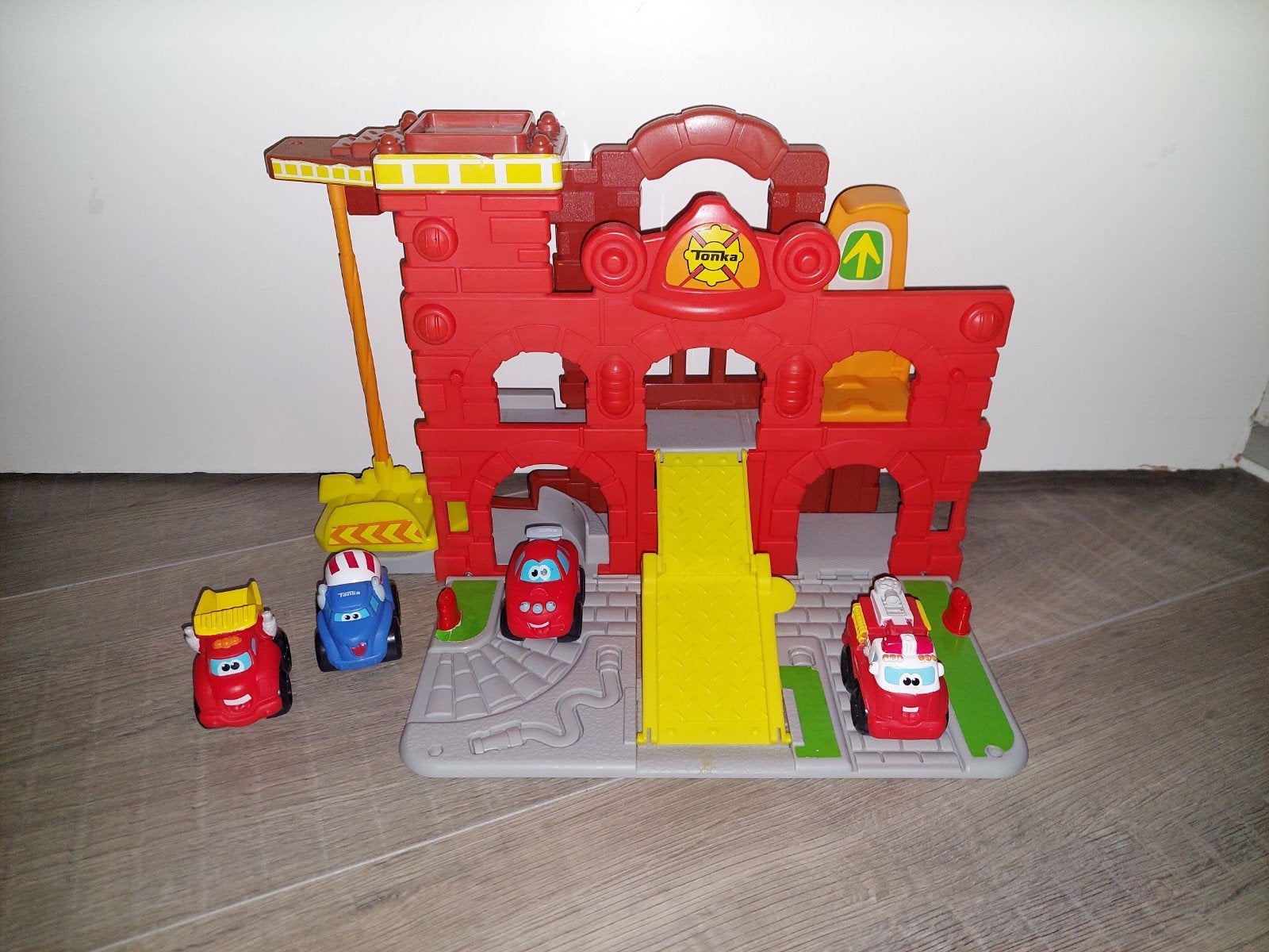 Tonka Chuck and Friends Fold 'n Go Brandweer, Ophalen of Verzenden, Zo goed als nieuw
