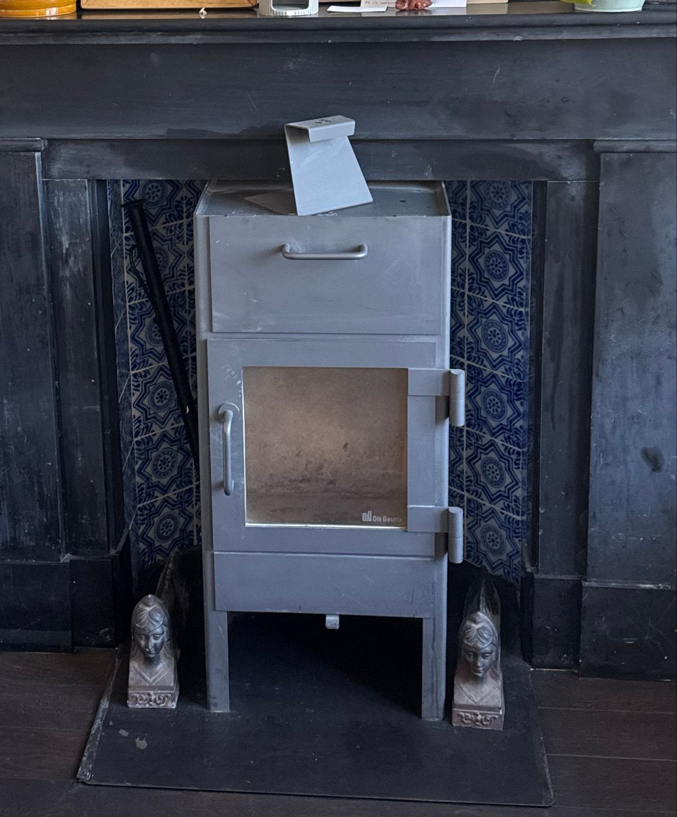 Stoere Dik Geurts Lars 800 Houthaard, Huis en Inrichting, Ophalen, Gebruikt, Vrijstaande haard, Houthaard