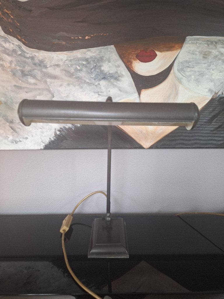 Vintage bankers lamp artdeco stijl, Ophalen