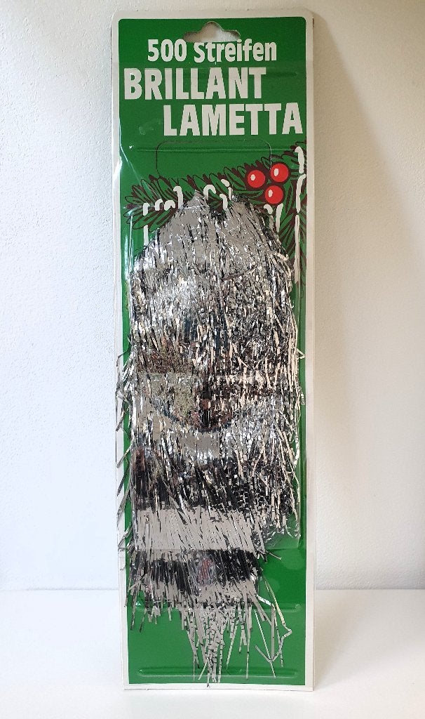 vintage Brillant Lametta, kerstversiering: 500 stroken, Verzenden, Nieuw