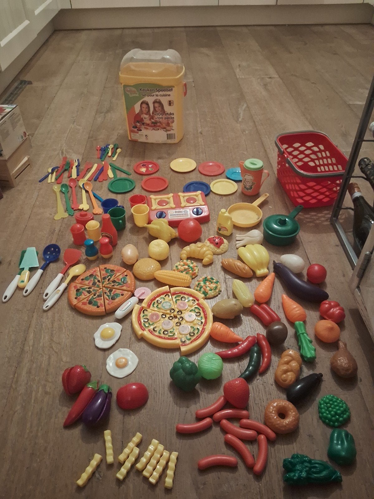 Grote Keukenspeelset met meer dan 100 stuks, Ophalen of Verzenden, Gebruikt, Jongen of Meisje
