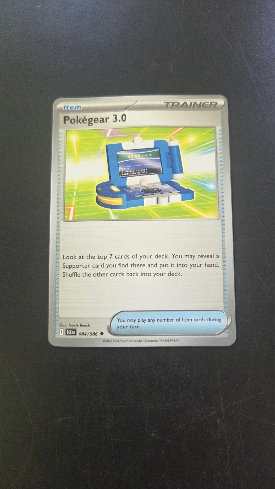 Pokégear 3.0 084/086 Black Bolt Pokémon Kaart, Verzenden, Zo goed als nieuw, Losse kaart