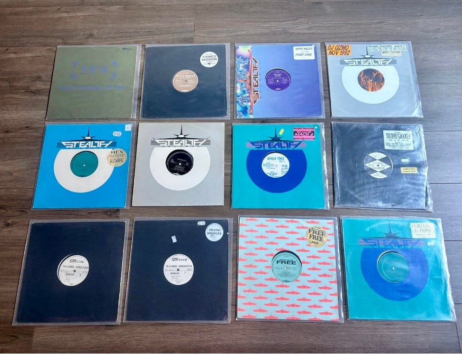 19x Stealth Records, Ophalen of Verzenden, Gebruikt, Overige formaten