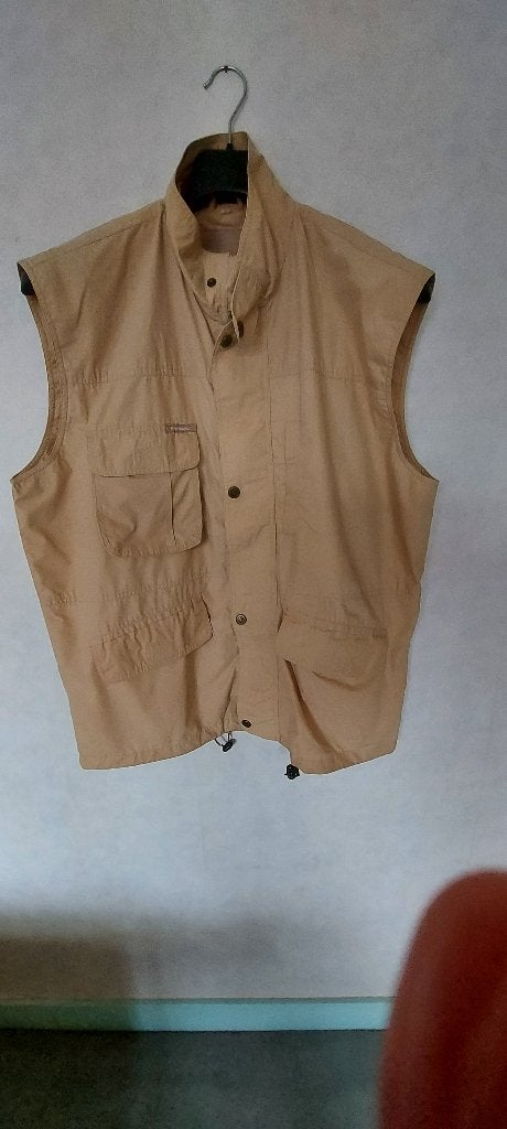 Mouwloos vest voor heren maat XL, Travel, Beige, Maat 56/58 (XL), Ophalen of Verzenden