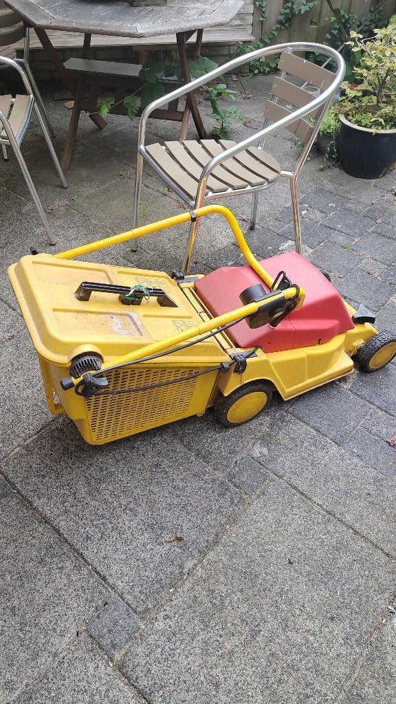 Graamaaier, 110cmx48cm, gratis afhalen., Tuin en Terras, Grasmaaiers, Ophalen, Cirkelmaaier, AL-KO, Gebruikt