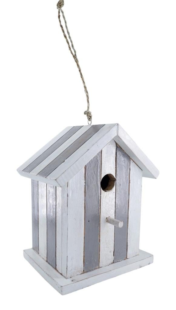 Vogelhuis Ada XL wit/grijs gestreept, Ophalen, Nieuw, Nvt, Nvt
