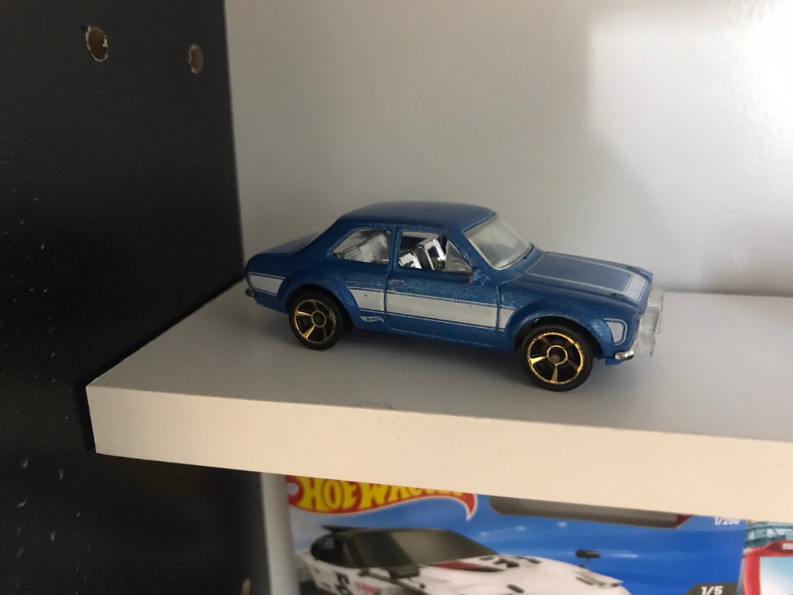 Hotwheels Ford Escort MK 1, Ophalen, Zo goed als nieuw, Auto, Overige merken