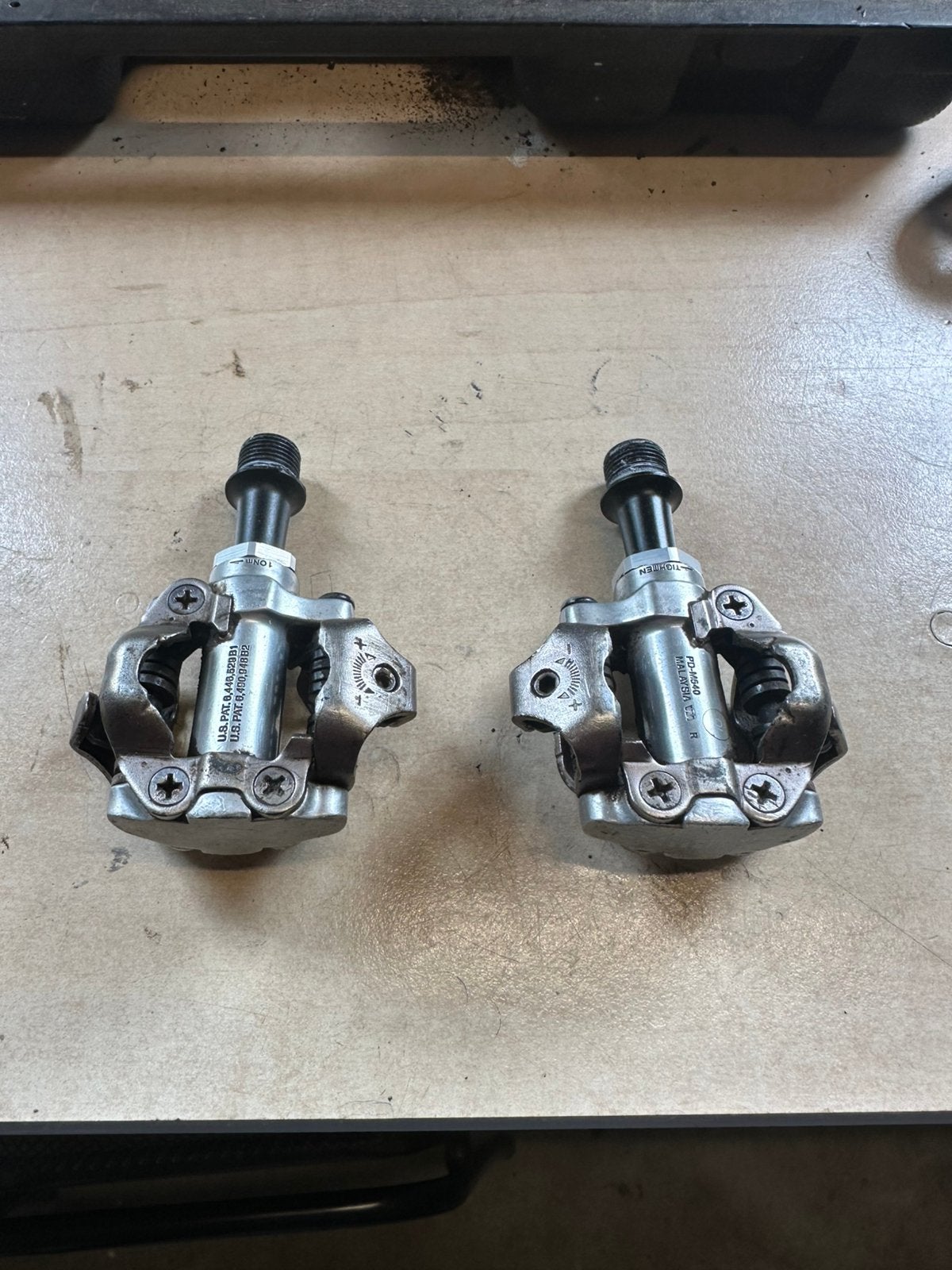 Shimano SPD pedalen, Fietsen en Brommers, Fietsonderdelen, Crankstel of Pedalen, Staal, Ophalen of Verzenden, Zo goed als nieuw