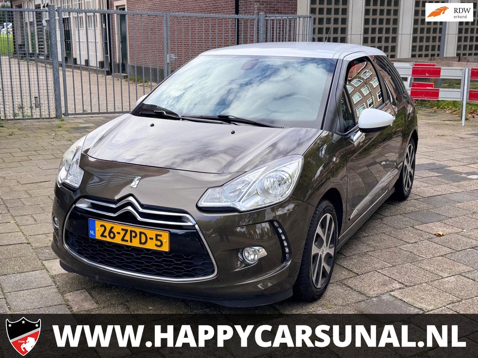 Citroen DS3 1.2 VTi Business, NAVI, APK, Voorwielaandrijving, Euro 5, Stof, Zwart