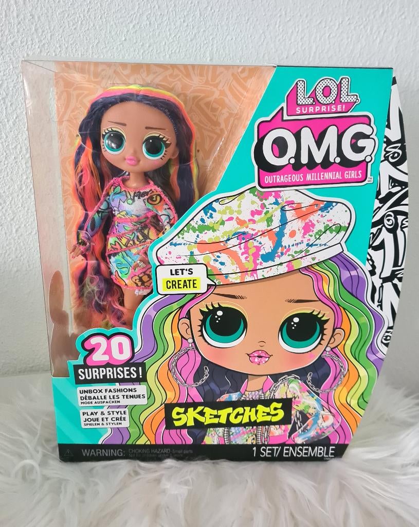 Lol Surprise O.M.G basisserie 6 Sketches (NIEUW), Ophalen of Verzenden, Nieuw, Overige typen
