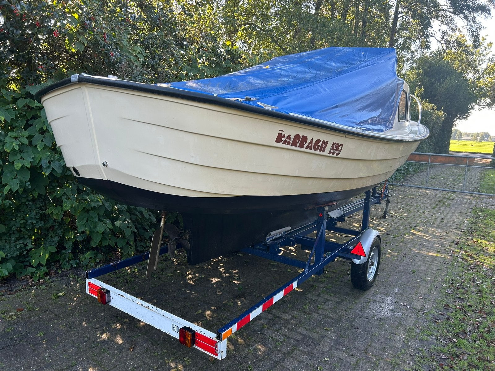Spitsgatter Barragh 590 met inboard Vetus diesel motor., Ophalen, Gebruikt, Binnenboordmotor, Diesel