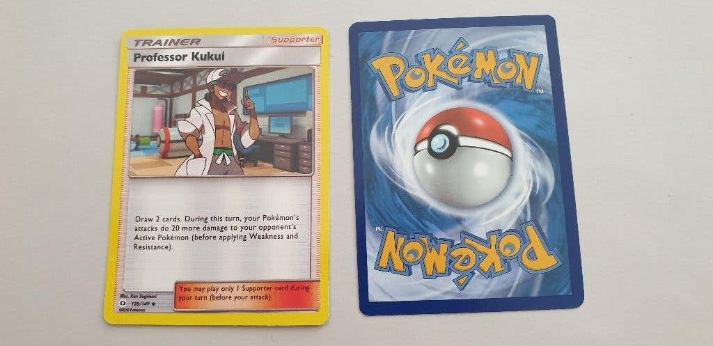 3363 pokemon professor kukui 128-149, Verzenden, Nieuw