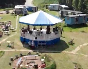 Spijkstaal podiumkar 8 meter, Ophalen of Verzenden
