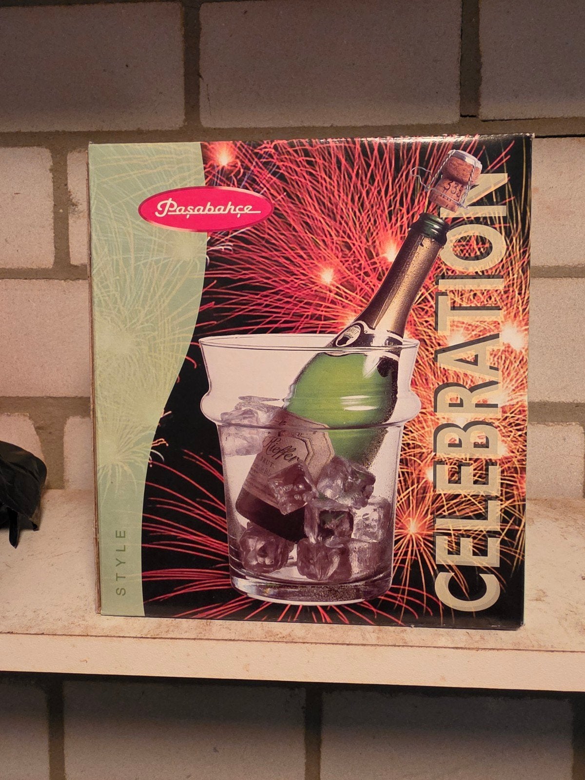 Pasabahce Celebration Champagne Cooler / Wijnkoeler, Ophalen of Verzenden, Nieuw, Transparant, Glas