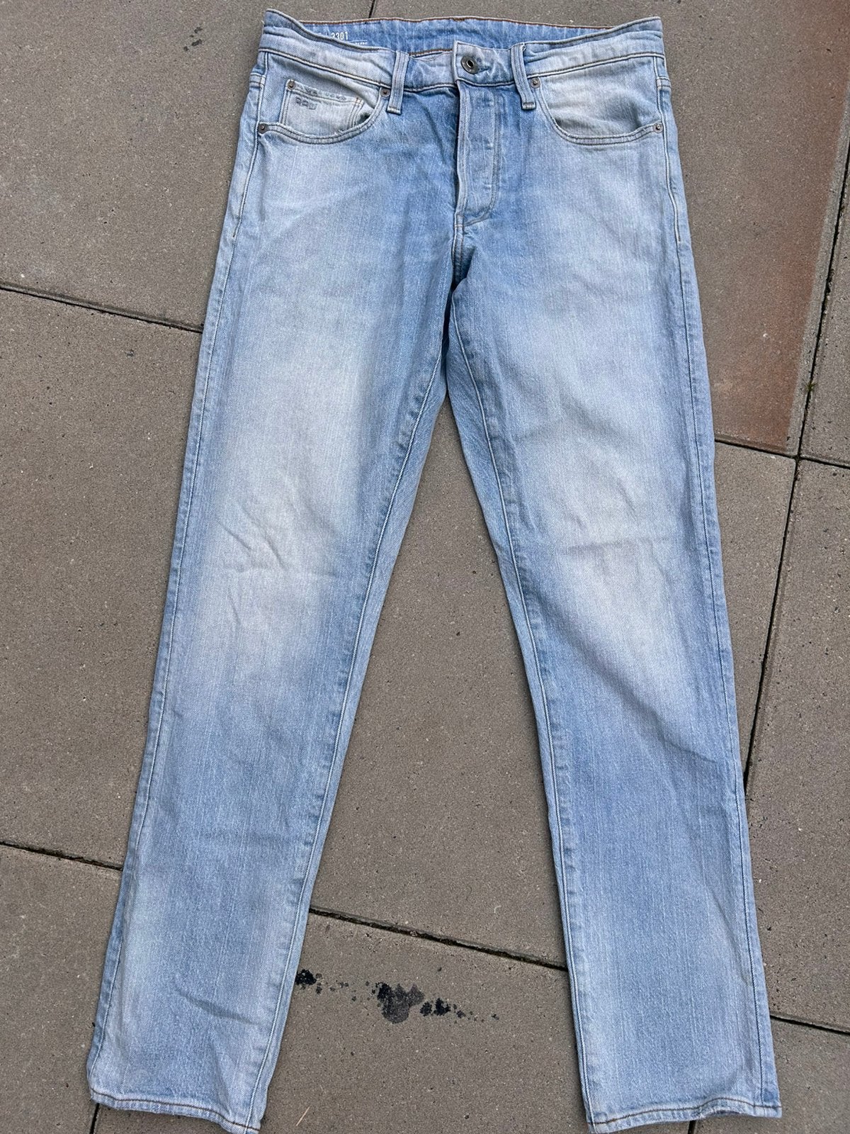 Gstar 3301 straight tapered maat 30 32, Maat 38/40 (M), Blauw, Ophalen of Verzenden, Zo goed als nieuw