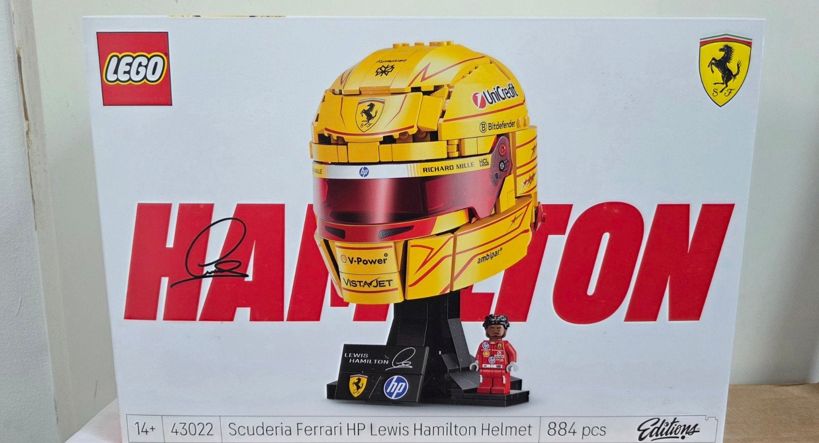 Lego 43022 Lewis hamilton helmet. Lees info!, Overige thema's, Lego, Ophalen of Verzenden, Zo goed als nieuw