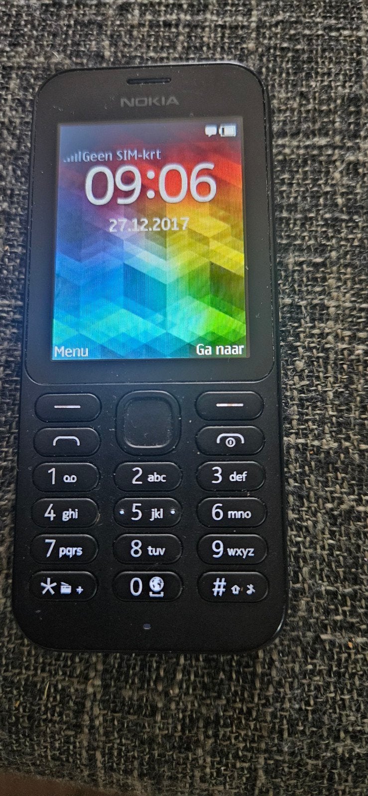 Nokia telefoon. RM-1111, met kabel., Zwart, Fysiek toetsenbord, Ophalen of Verzenden, Zo goed als nieuw