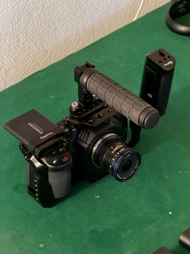 Blackmagic Pocket Cinema Camera 4K met accessoires, Audio, Tv en Foto, Videocamera's Digitaal, Zo goed als nieuw, Camera, Overige soorten