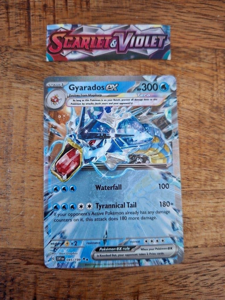 Pokemon – Gyarados  (SVI 045/198) Scarlet & Violet, Ophalen of Verzenden, Nieuw, Losse kaart, Foil