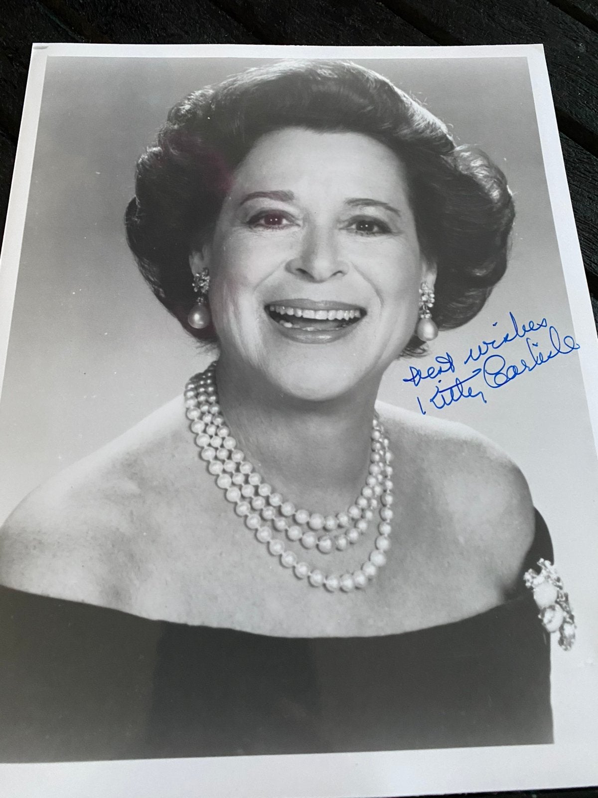 Filmster kitty carlisle, Ophalen of Verzenden, Zo goed als nieuw, Foto of Kaart