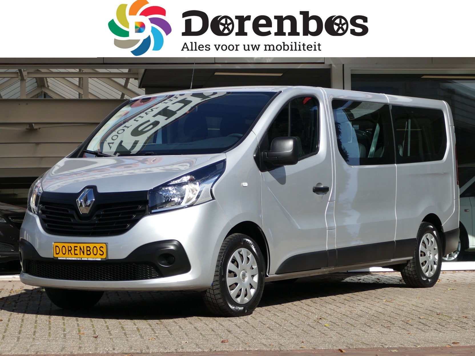 Renault Trafic Passenger 1.6 dCi Grand Authentique Energy 9, Voorwielaandrijving, Parkeersensor, Stof, Gebruikt