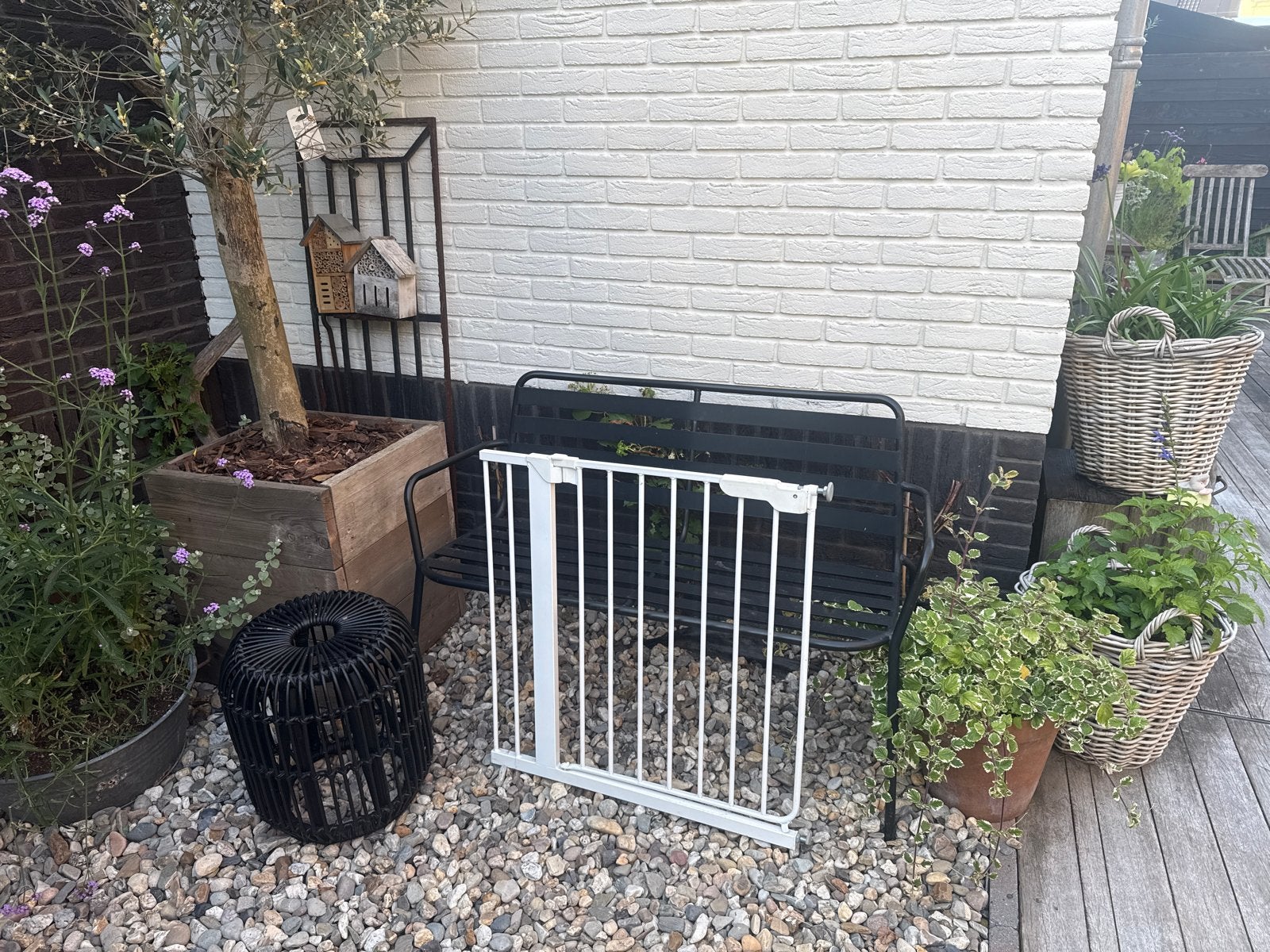 2 Traphekjes met uitbreidingssets - 70 cm breed, 70 cm hoog, Ophalen, Gebruikt, Klemhekje, Metaal of IJzer