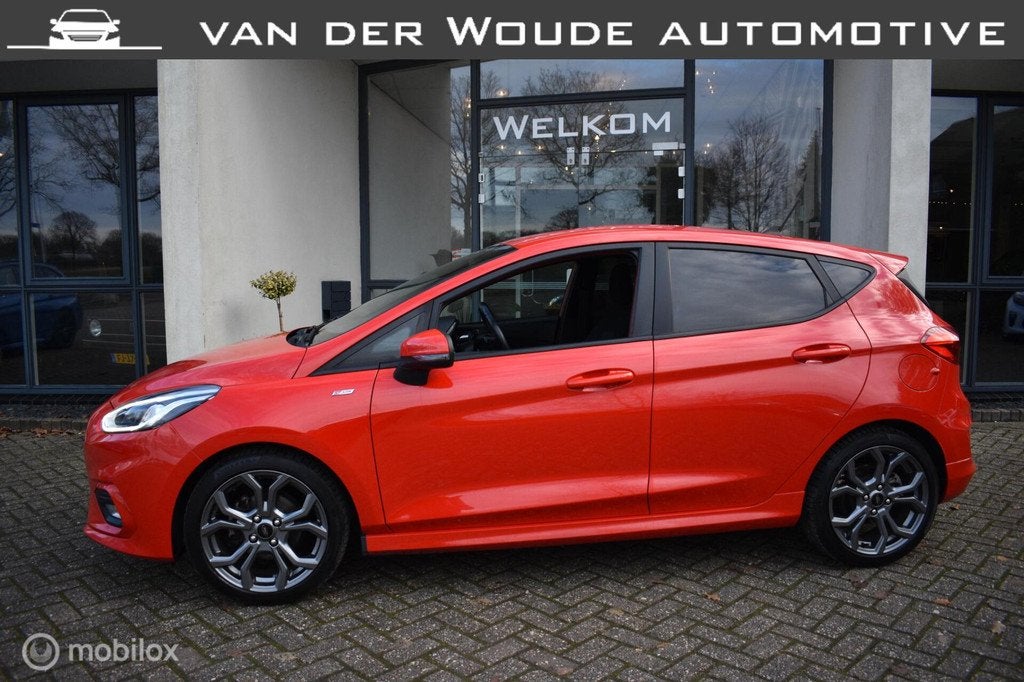 Ford Fiesta 1.0 EcoBoost ST-Line 5DRS, 2019|Airco|LED|Navi!, Auto's, Ford, Voorwielaandrijving, Stof, Euro 6, 49 €/maand