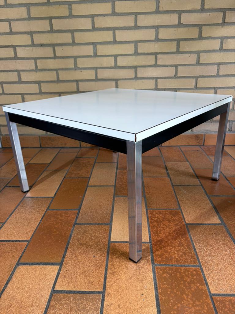 Vintage Martin Visser witte salontafel 't Spectrum 1960s.692, Huis en Inrichting, Tafels | Salontafels, Ophalen, Kunststof, Gebruikt