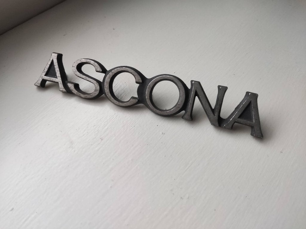 Opel Ascona embleem logo, Ophalen of Verzenden