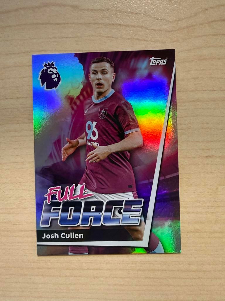 Topps Premier League Full Force Josh Cullen, Ophalen of Verzenden, Nieuw, Buitenlandse clubs, Spelerskaart