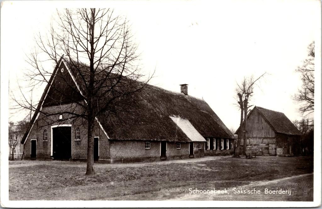 Schoonebeek - Saksische Boerderij, Verzenden, 1960 tot 1980, Ongelopen, Drenthe