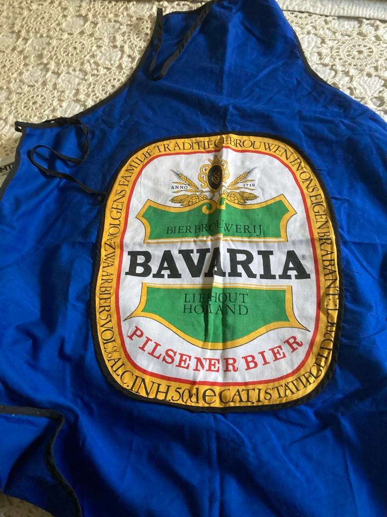 Bavaria Pilsener Bier Schort - Blauw, Verzamelen, Biermerken, Ophalen of Verzenden, Gebruikt, Kleding, Bavaria