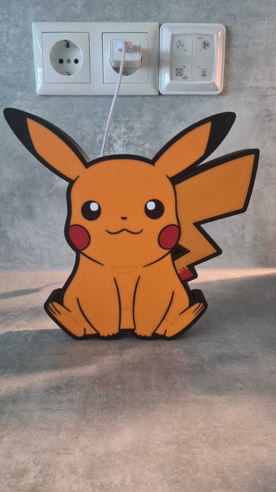 pokemon pickachu nachtlampje, Kinderen en Baby's, Kinderkamer | Inrichting en Decoratie, Ophalen of Verzenden, Lamp