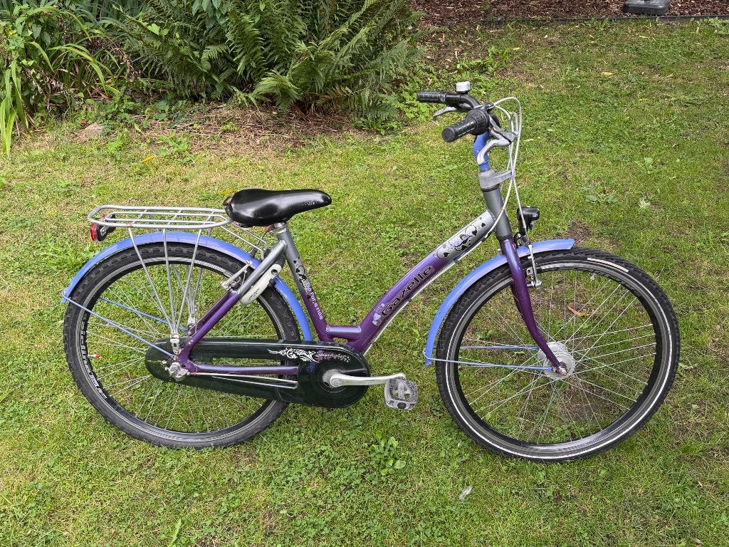Meisjesfiets Gazelle 26inch, Gebruikt, Velgrem, Handrem, Gazelle