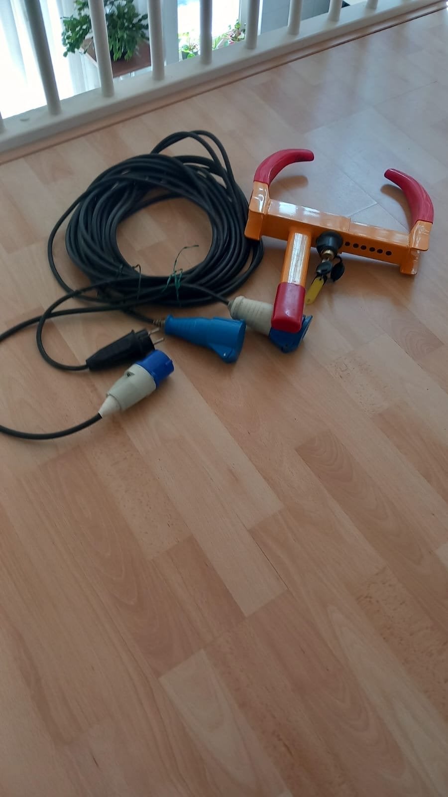 Verlengsnoer en wielklem set Caravan, Ophalen, Nieuw