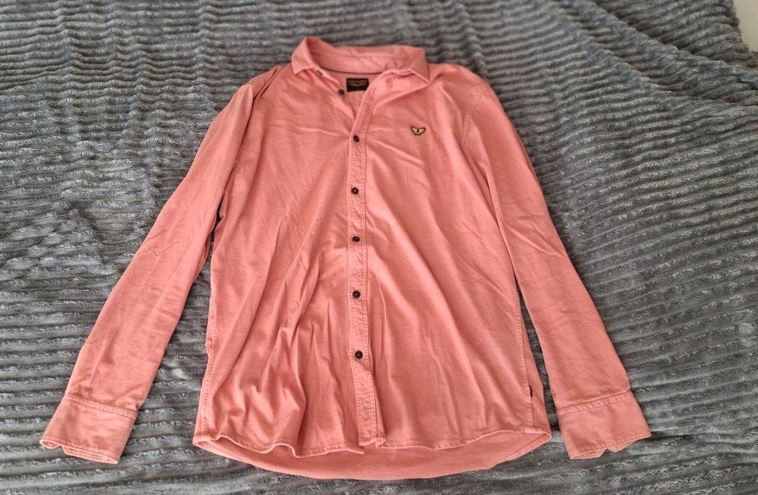 Pme overhemd koraalrood maat xl, Kleding | Heren, Overhemden, Ophalen of Verzenden, Gedragen, Roze, Halswijdte 43/44 (XL)