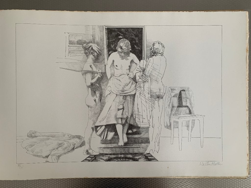 Walter Nobbe - litho, Antiek en Kunst, Kunst | Litho's en Zeefdrukken, Ophalen of Verzenden