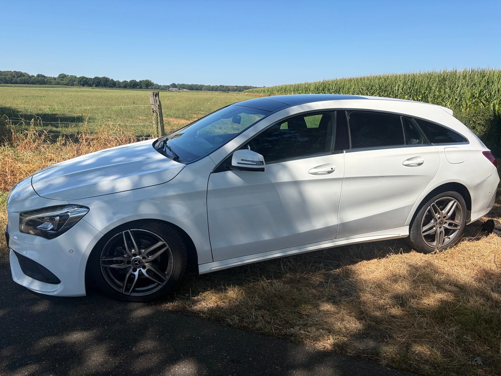 Mercedes-Benz CLA 1.6 Cla180 90KW Sh.br. 7G-DCT 2019 Wit, Auto's, CLA, 730 kg, 4 cilinders, Particulier