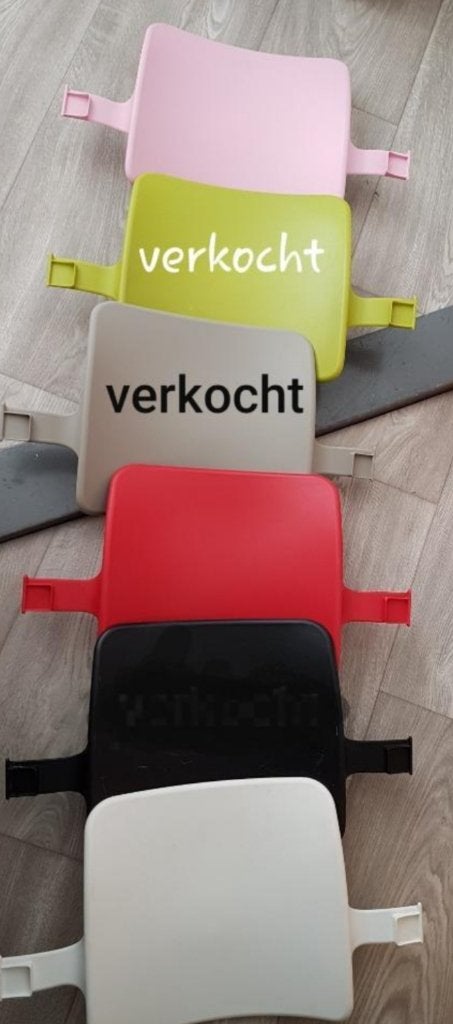 Oude model stokke tripp trapp verkleiner, Ophalen of Verzenden, Gebruikt, Meegroeistoel, Aanschuifbaar
