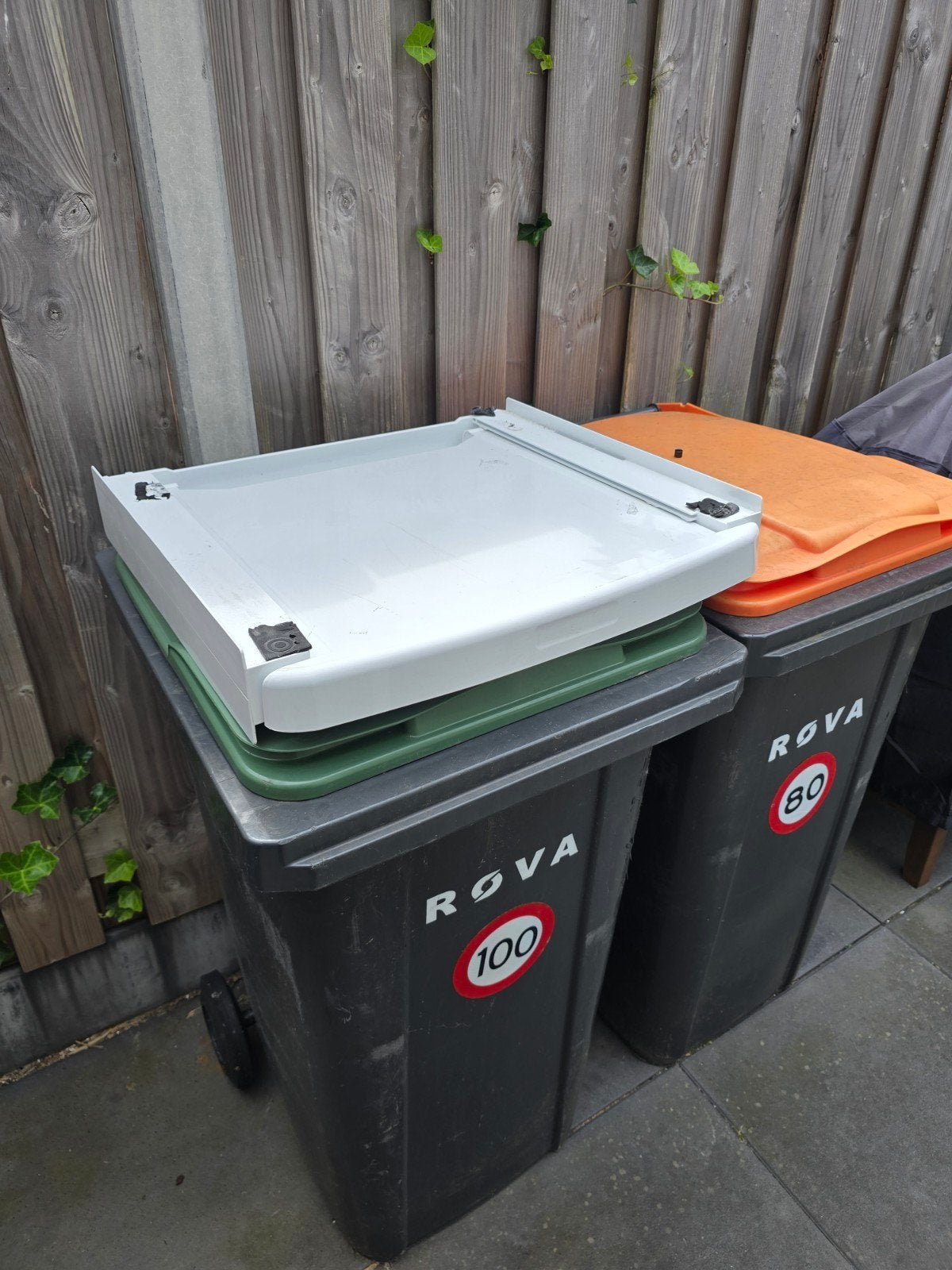 Wasmachine bovenblad /stapelkit- Wit, Ophalen of Verzenden, Gebruikt