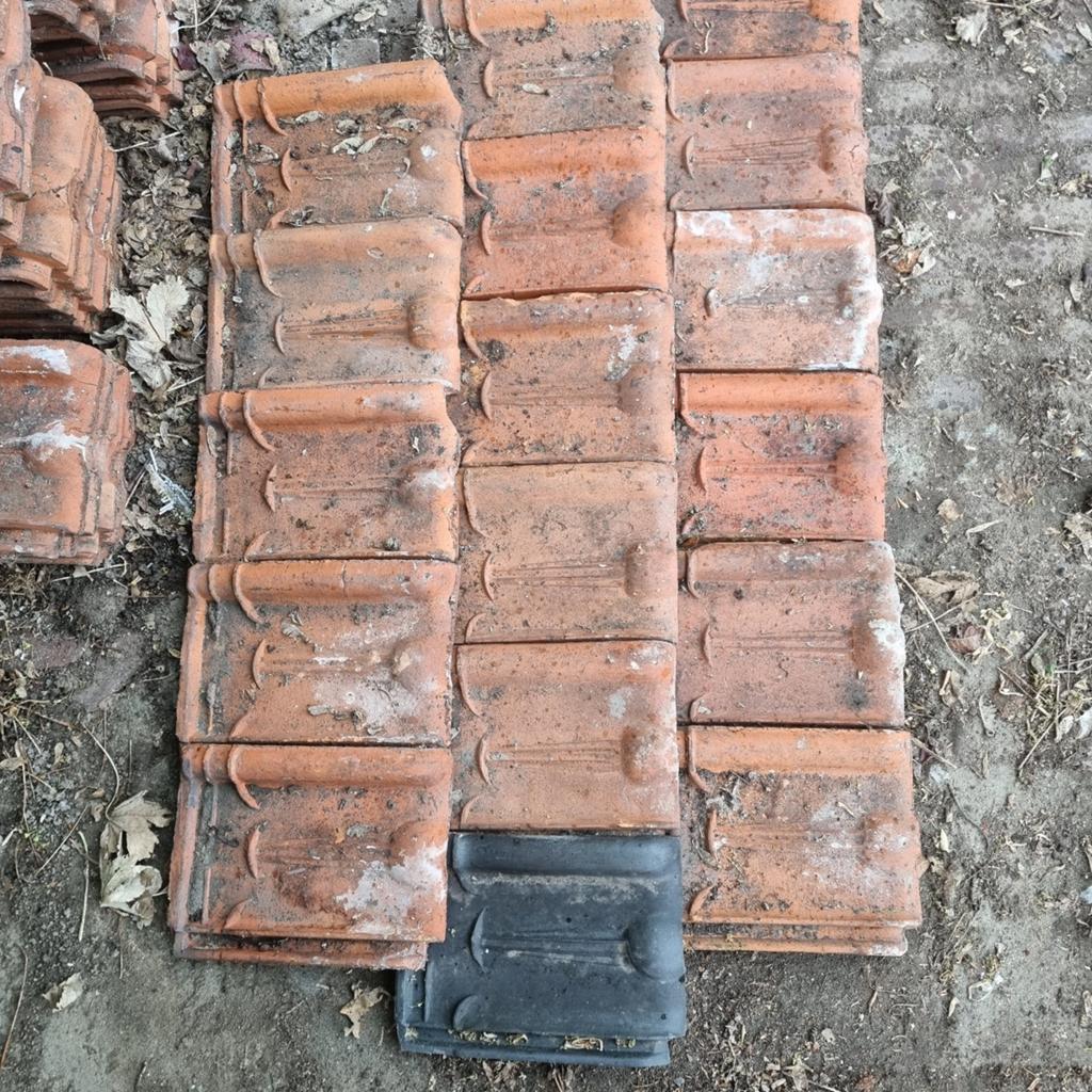 Kruisdakpannen, Ophalen, Steen of Klei, Minder dan 5 m², Dakpannen