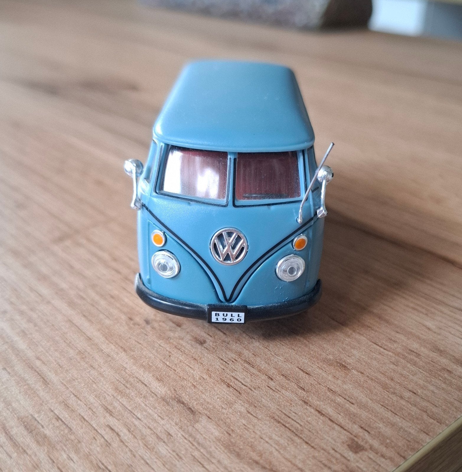 Volkswagen T1 Bus Schaal 1:43 - Blauw Modelauto, Hobby en Vrije tijd, Modelauto's | 1:43, Ophalen of Verzenden, Zo goed als nieuw